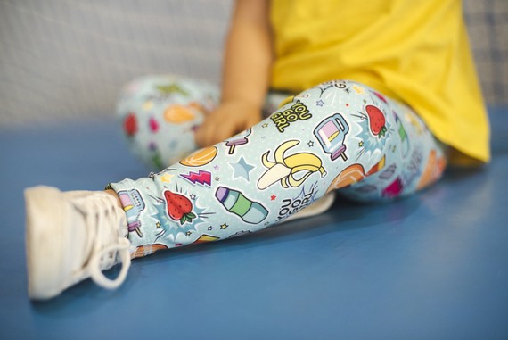 Long Leggings for Kids - You Go Girl