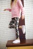 Long Leggings for Kids - Hummingbirds and Flowers