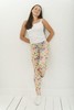 Long Leggings with High Waist - Butterflies