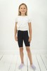 Short Leggings for Kids - Black