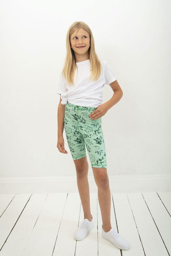 Short Leggings for Kids - Green Mint