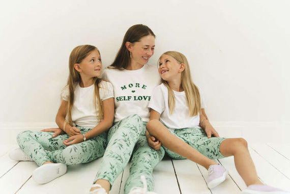 Short Leggings for Kids - Green Mint